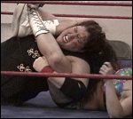 Jeanne proves she's no pushover as she has the big girl screaming while trapped in her powerful leg scissors.