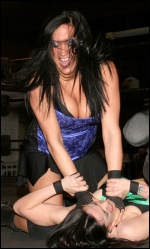 So much for the rules! Cruise seems to be having a great time choking the heck out of Daffney.