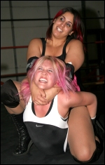 "Nice girls finish last!"...PINK takes particular delight in hurting Kassie Rains.