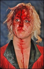  Many fans insist that LuFisto has taken more punishment in the ring than any other lady on the wrestling scene today. Need more proof than this photo of a bloodied LuFisto after one of her latest hardcore battles?!