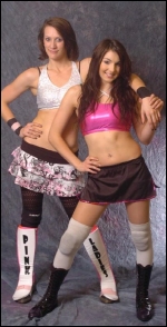 Jessie has teamed with fellow G.L.O.R.Y. Girl Madison Eagles to form the <span style="font-style:italic">Pink Ladies</span>.