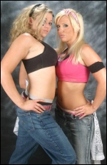 Before Kristin and Brandi Richardson became enemies, they were often tag team partners.